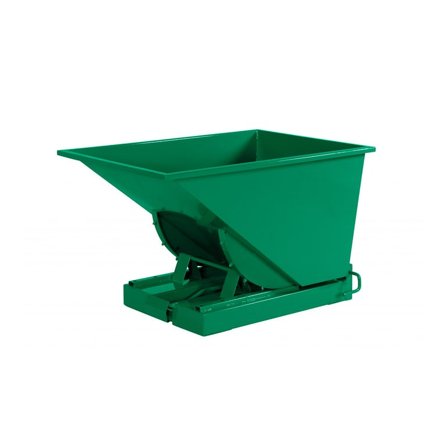 Tippcontainer, 300 liter, grønn