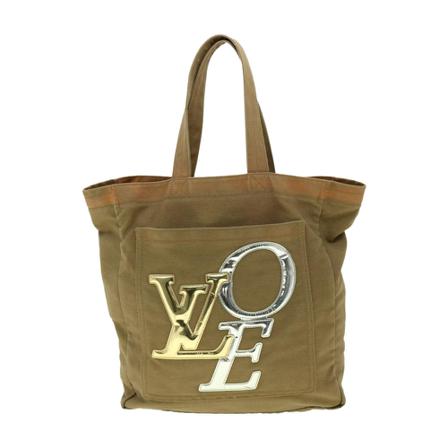 Louis Vuitton Vintage, Pre-owned Tote Bag Groen, Dames, Maat:ONE Size,Canvas
