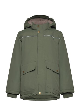 Nylon Boys Jacket Khaki Mikk-line