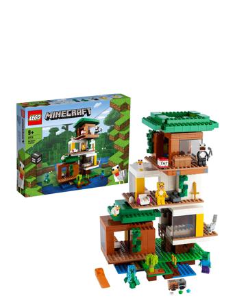 The Modern Treehouse Toy With Figures Toys LEGO Toys LEGO Minecraft Monivärinen/Kuvioitu LEGO