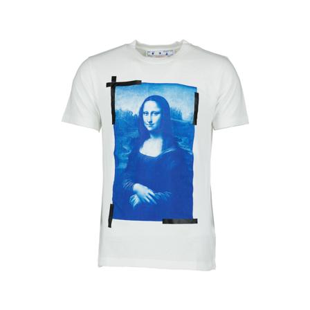 Off White, T-Shirts Wit, Heren, Maat:S