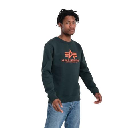 Alpha Industries, Bluza 178302 353 S Zielony, Mężczyzna, Rozmiar: L