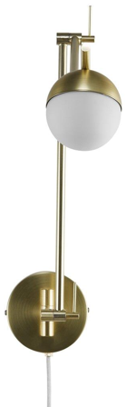 Nordlux CONTINA Vägglampa mässing, Belysning