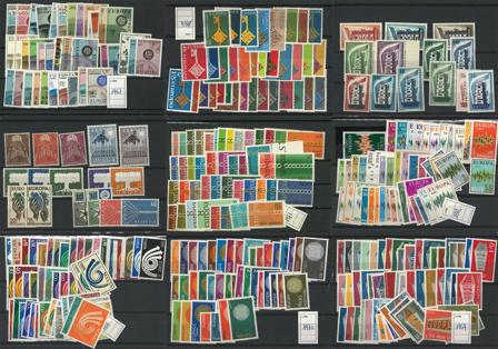 Europa - Samling i 3 store ark mapper - Postfrisk