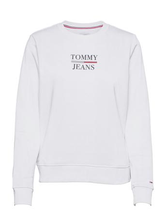 Tjw Slim Terry Logo Sweatshirt White Tommy Jeans