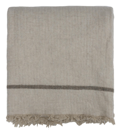 Halvor Bakke Chamonix Pledd Beige 130x200