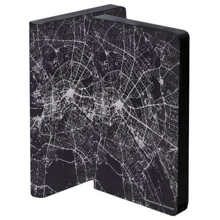 Notebook Graphic Traveller - Nightflight Berlin Silver