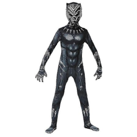 Halloween Barn Gutter Svart Panter Cosplay Kostyme Party Onesie Jumpsuit-Perfekt