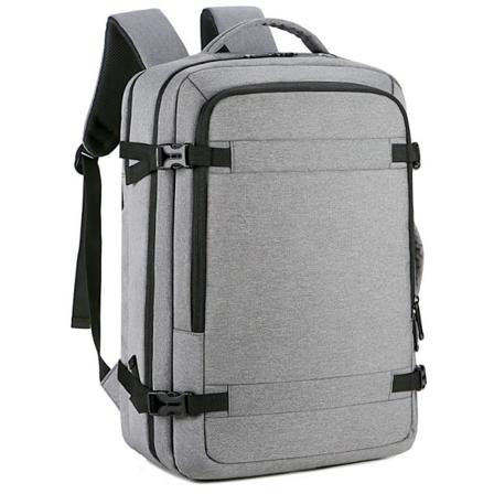 Utomhusryggsäck med stor kapacitet, multifunktionell vattentät datorryggsäck för män 1907 backpack Gray
