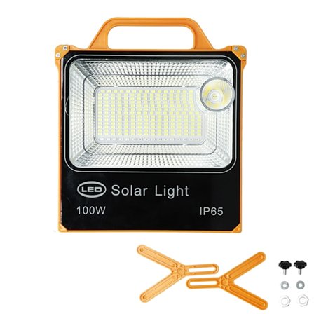 100W Solar LED Arbejdslampe Bærbar 222 LED Lommelygte 10000mAh Batteri 8000LM Lysstyrke Campinglampe