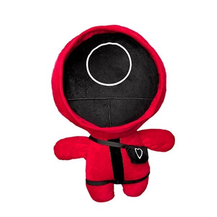 Squid Game Plysjleketøy Koreansk Drama Røde Soldater Plysjleker Rund 3