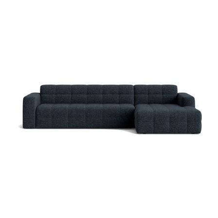 Paris chaiselong sofa, højrevendt - Modesto Mørkeblå - 318x162x77 - Sofa, chaiselong