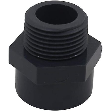 Han Pvc Gevindende 20 25 32 40mm Pool Skrueende Pvc Samlingsfitting Pvc Gevindmuffe (indvendig diameter 20mm - 1/2" gevind)