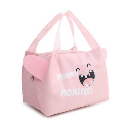 Termisk madtaske Bento-taske med håndtag til arbejde eller skole Stor kapacitet