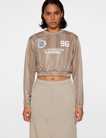 J. Lindeberg Fiona Football Jersey - Brown - XS