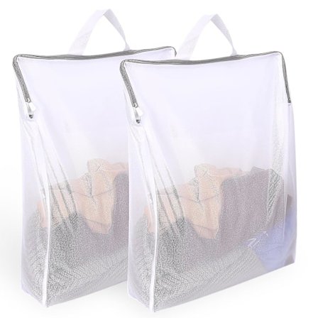 2 kpl Pesupusseja Vetoketjuilla, Pesupussi Kahvalla, Verkkopesupussi Matkapesupussi, Ripustettava Pesupussi, Vetoketjulliset Pesupussit Alusvaatteille