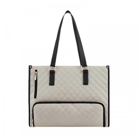 (Beige) Dam Lunchväska Lunchlåda Väska Dator Axelväska Handväska kompatibel med Casual Office-Good