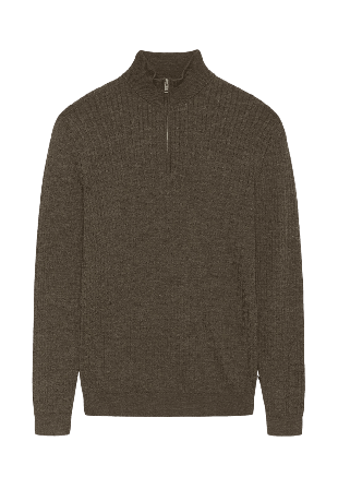 Matinique MAmason SZ cabel Pullover Tröjor Herr Brun XXL