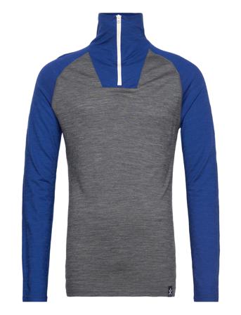 Retro Wool Hz Base Layer Tops Harmaa Bula