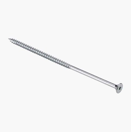 Träskruv 6 x 160 elförzinkad 100 st.