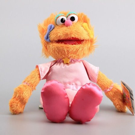 Bedårande Sesame Street plysch Elmo Zoe Ernie Oscar Cookie Grover Bird Nwt Toys