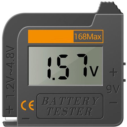 Batterikapacitetstestare, Digital Display, Multifunktionell, 1#, 2#, 5#, 7# Batteri