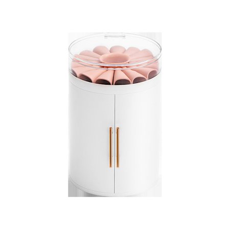 Hvit smykkeskrin-arrangør, smykkeskrin med skuffer for