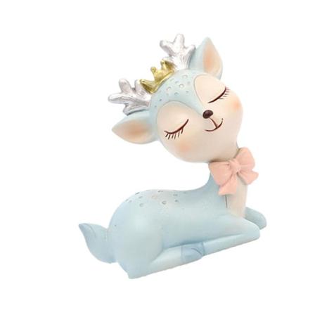 1/2/3/5 Bedårande djur Rådjursfigurer Leksak för baby shower Blue 7x4x8.5cm 1Set