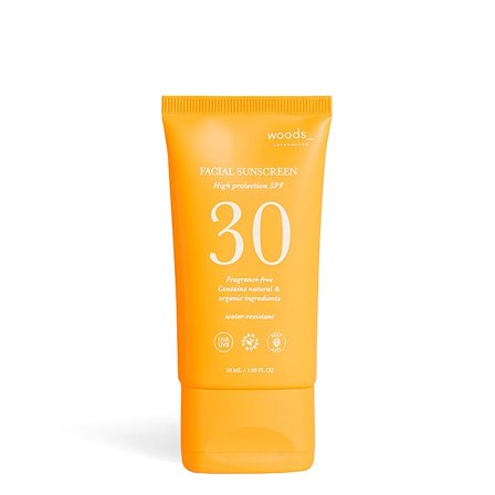 Woods Copenhagen Sun Face SPF 30 50 ml, Skincare, Solcreme, Solcreme Til Ansigtet