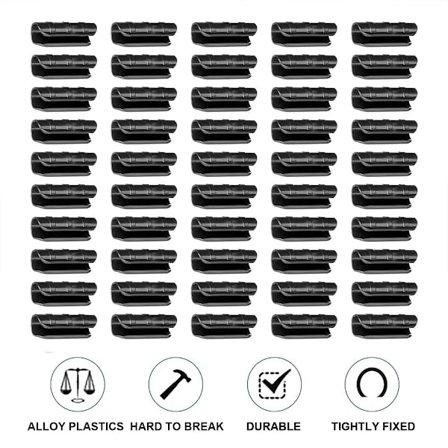 50 stk. havehus clips til rørfilm