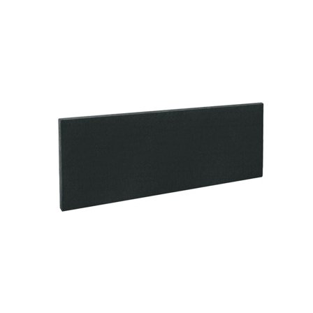 Rectangular desk screen, 1000x400 mm, black