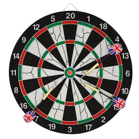 Høy kvalitet 36CM Profesjonell Dobbeltsidig Flocking Dart Brett Stål Tips Dart Konkurranse KTV Underholdning og Fritid med 6 Dart