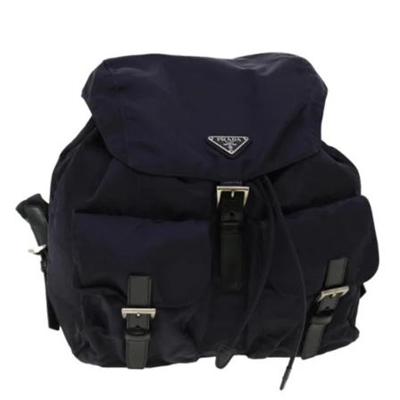 Prada Vintage Pre-owned nylon rygsaekke Lilla, Dame Vintage Tasker, Størrelse: ONE Size