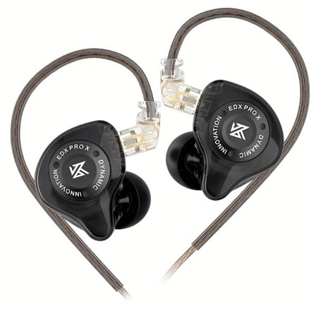 KZ EDX Pro X In-Ear Monitor Hodetelefoner Kablet IEM Øretelefoner Dobbel DD HiFi Stereo Lyd Øretelefoner Støyreduserende Ørepropper