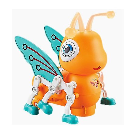 Elektrisk Bie Leke Musikalsk Barn Leke Krypende Leke Bærbar Pedagogisk Leke(oransje)