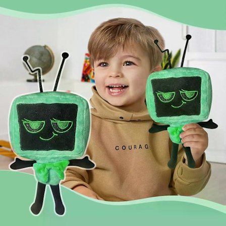 "25cm Dandy'S World Plys Sød Dandy World Scrap Udstoppede Horror Spil Goob Pebble Plys Blød Pude Dukke Kawaii Værelsesindretning Legetøj" [DB]