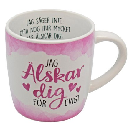 Mugg "Jag älskar dig"