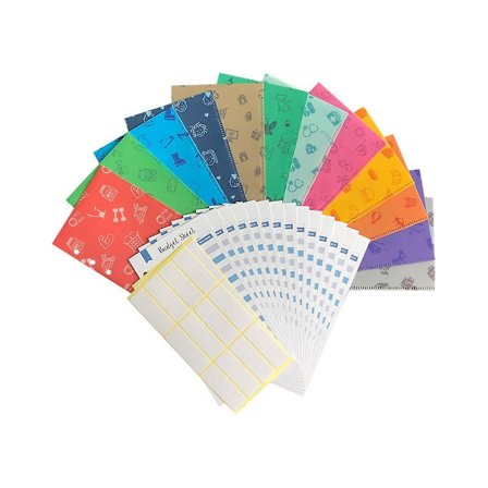 Kontantkonvolutter til Budgetsystem Pengekonvolutter til Budgettering og Opsparing Tåre- og Vandafvisende