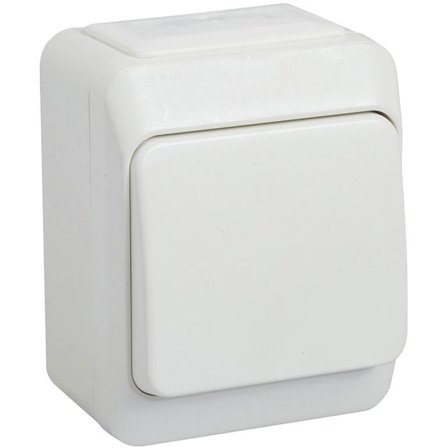 Schneider Electric Aqua Stark 183502100 Strömbrytare trapp/1-pol, Strömbrytare & vägguttag