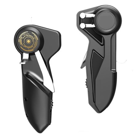 Mobil PUBG-spillkontroller Passer til -Ipad-nettbrett Six Finger Game Joystick-håndtak Målknapp L1R1 Shooter Gamepad-utløser