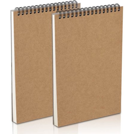 A5 Skitseblok Tegneblok 50 ark, 2 stk. {AZC}