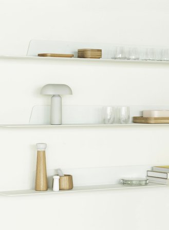 Porta oppladbar bordlampe H24 - grå