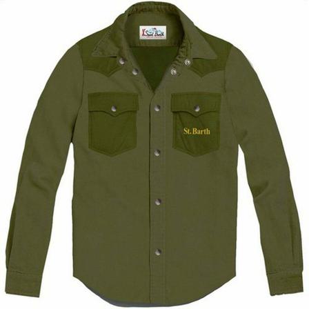 MC2 Saint Barth Casual Shirts Grøn, Herre Skjorter