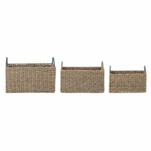 Bloomingville 3-Pack Green Fenter Baskets One Size - Storage - One size - Green