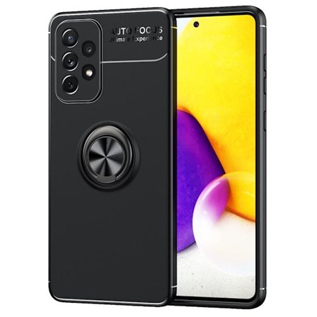 Samsung Galaxy A73 5G TPU skal med Finger Ring - Svart