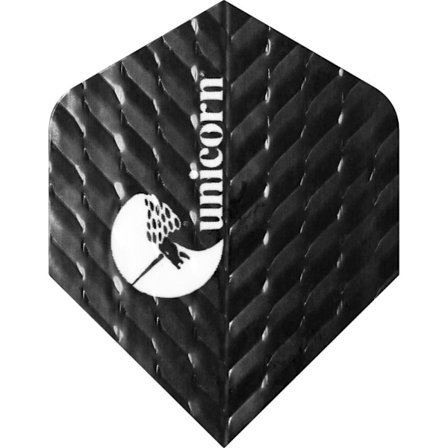 Unicorn Q.100 Plus Dart Flights (3-pack) One Size Svart