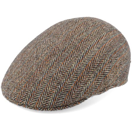 MJM Hats - Verde flatcap Gorra - Country Virgin Wool Green Hr Flatcap @ Hatstore