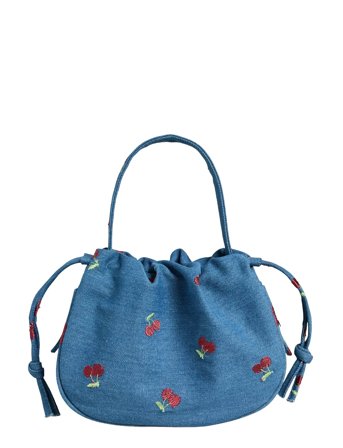 Pcballoon Denim Cherry Bag Fsy Blue Pieces
