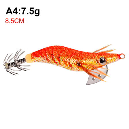 Räkor Squid Hook Simulering Set Av Squid Road Sub-bait Fishin