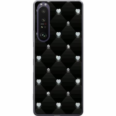 Sony Xperia 1 Iii Mjukt Skal - Bling Heart
